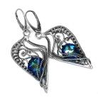 Kolczyki kolczyki z kryształami Bermuda Blue