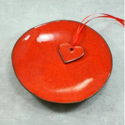 walentynki,serce,romantyczne,miseczka - Ceramika i szkło - Wyposażenie wnętrz