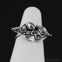 Biedronka,pierścień natura,biżuteria natura - Pierścionki - Biżuteria
