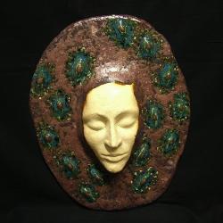 maska,twarz,dekoracja,aranżacja,klimat - Ceramika i szkło - Wyposażenie wnętrz