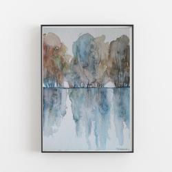 drzewa,nowoczesny obraz,minimalistyczny - Obrazy - Wyposażenie wnętrz