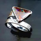 Pierścionki pierścionek,opal australijski boulder,pierścień