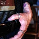 Dla mężczyzn personalizowana obrączka na kciuk,męska biżuteria