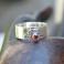 Pierścionki pierścionek,obrączka,granat,rozeta,mandala