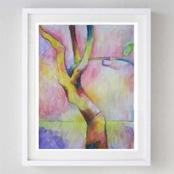 drzewo,abstrakcja - Obrazy - Wyposażenie wnętrz