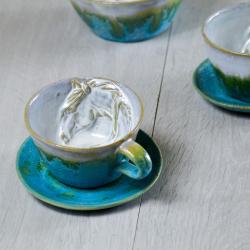 ceramika z koniem,dla koniarza,na prezent - Ceramika i szkło - Wyposażenie wnętrz