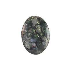 pierścionek z agatem mszystym,zielony minerał - Pierścionki - Biżuteria
