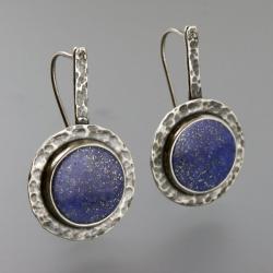 kolczyki z lapis lazuli - Kolczyki - Biżuteria
