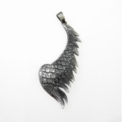 srebro,skrzydło anioła,wisiork - Wisiory - Biżuteria