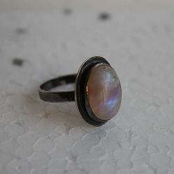 pierścionek srebro perła filigran retro - Pierścionki - Biżuteria