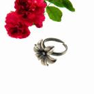 Pierścionki pierścionek,prezent,dla niej,kwiat,hiacynt,srebro