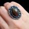 Pierścionki pierścień australijski boulder opal,duży,okazały