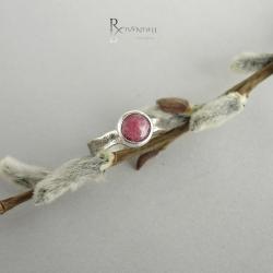rodonit,różowy kamień,pierścionek - Pierścionki - Biżuteria