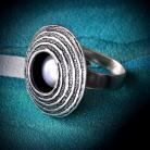 Pierścionki srebrny pierścień regulowany,pierścionek z perłą