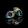 Kolczyki złoto,topaz,diament,kolczyki,sztyfty