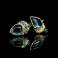 Kolczyki złoto,topaz,diament,kolczyki,sztyfty