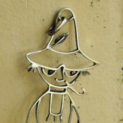 wisior,srebro,Włóczykij,hand made,Muminki - Wisiory - Biżuteria