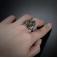 Pierścionki z cytrynem,srebrny pierścionek,żółty,elficki
