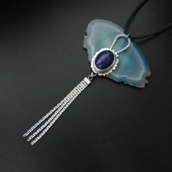 wisior,lapis lazuli,biżuteria artystyczna,fiann - Wisiory - Biżuteria
