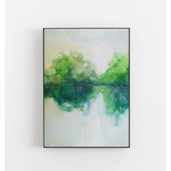 zielenie,obraz na ściane,mostek,drzewa,pejzaż - Obrazy - Wyposażenie wnętrz