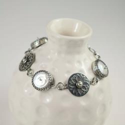 bransoletka,perły,retro,elegancka - Bransoletki - Biżuteria