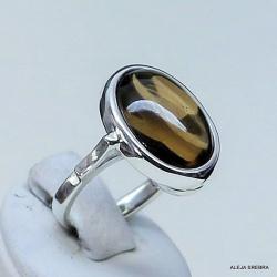 pierścionek z cytrynem,srebro,biżuteria,pierścionk - Pierścionki - Biżuteria