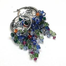 kolczyki z kryształkami Swarovski - Kolczyki - Biżuteria