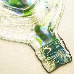 stopiona butelka designerski prezent szkło fusing - Ceramika i szkło - Wyposażenie wnętrz