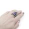 Pierścionki bajkowy pierścionek lapis lazuli,duży pierścionek