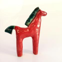 kon,koń,konik,ceramika,raku - Ceramika i szkło - Wyposażenie wnętrz