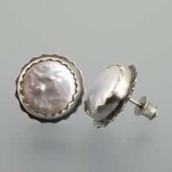kolczyki z perłą - Kolczyki - Biżuteria