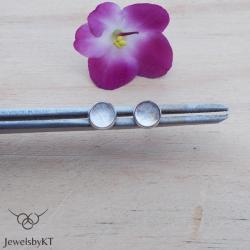 srebro,okrągłe,delikatne,sztyfty,JewelsbyKT - Kolczyki - Biżuteria