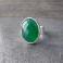 Pierścionki Zielony onyks,srebrny pierścionek,regulowany