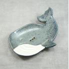 Ceramika i szkło mydelniczka,wieloryb,łazienka,ryba