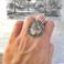 Pierścionki Niezwykły pierścionek z agatem indyjskim,agat