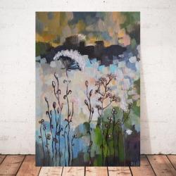 łąka,abstrakcja, - Obrazy - Wyposażenie wnętrz