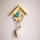 Ceramika i szkło domek na klucze,ptaszek,ptaki,na klucze