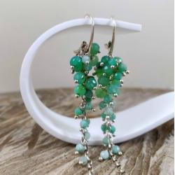 długie,zielone - Kolczyki - Biżuteria