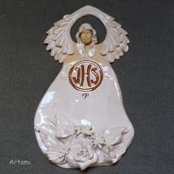 anioł komunijny ceramika pierwsza komunia - Ceramika i szkło - Wyposażenie wnętrz