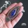 Naszyjniki lapis lazuli,wisiorek,wirewrapping,srebrny