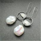 Asymetryczne kolczyki z perłami