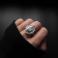 Pierścionki pierścionek,kamień księżycowy,handmade,fiann