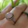 Pierścionki pierścionek srebro kwarc różowy