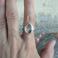 Pierścionki kwarc rutylowy,srebrny pierścionek