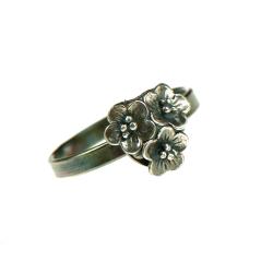 pierścionek,srebrny,kwiaty,na prezent,rio,artseko - Pierścionki - Biżuteria