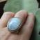 Pierścionki pierścionek kamień księżycowy srebro