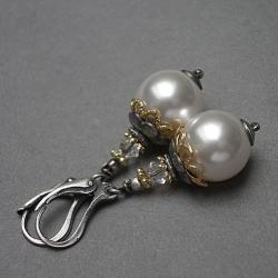 klasyczne,eleganckie,perłowe - Kolczyki - Biżuteria