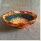 Ceramika i szkło misa rzeżbiona ceramika tradycja koronka bursztyn