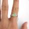 Pierścionki zieleń,pastelowa barwa,pierścionek dla dziewczyn