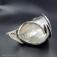 Pierścionki srebrny pierścionek boho z border opalem